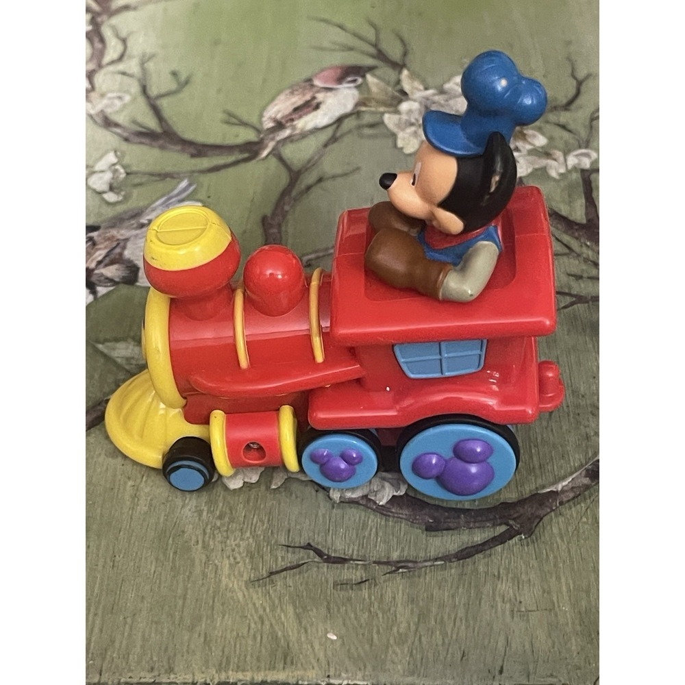 Disney Store Mickey Mouse Clubhouse Train Engine W/Pull Back n Go Action Vintage - Picture 4 of 6